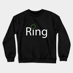 Creative ring design Crewneck Sweatshirt